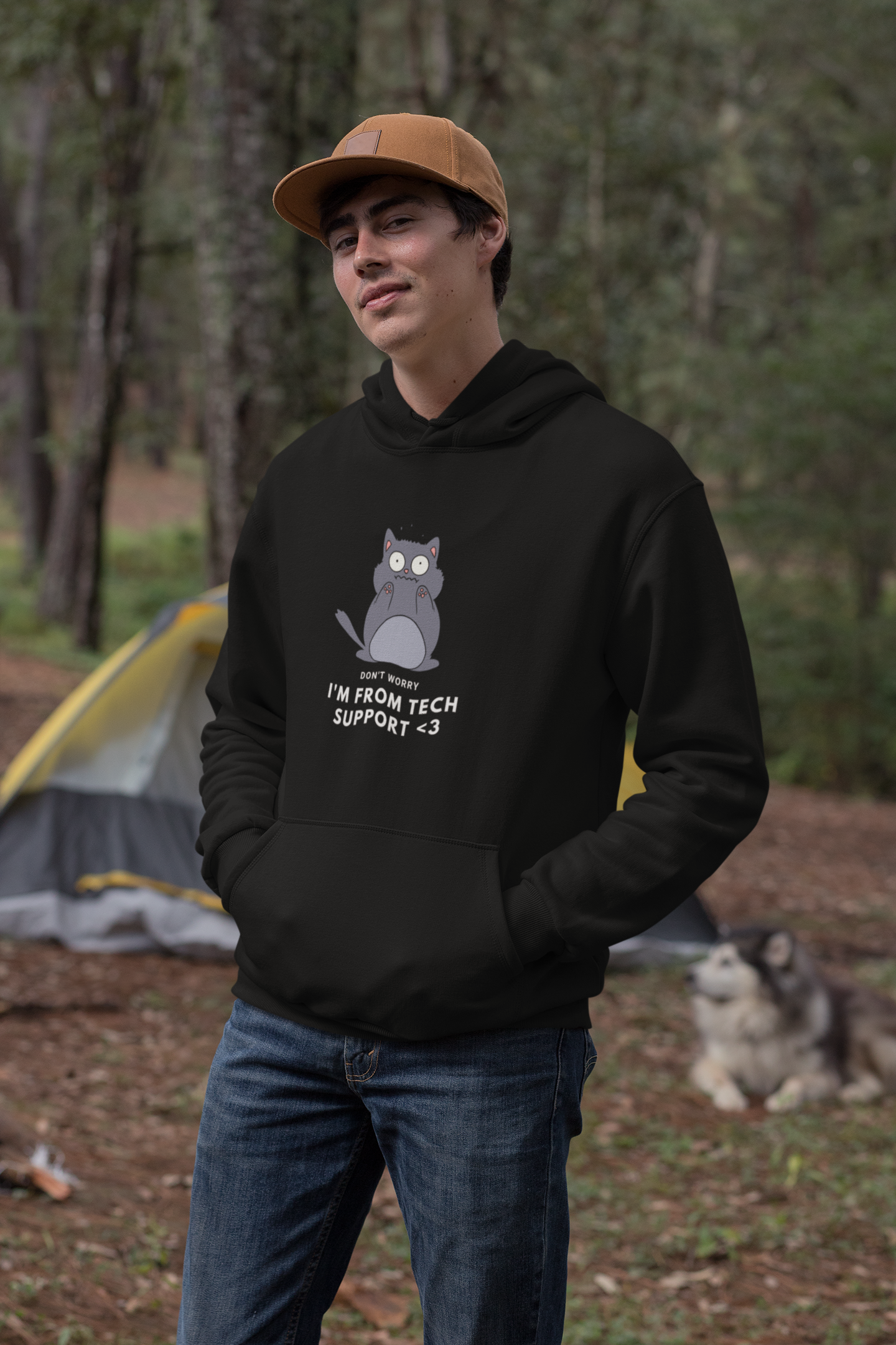 Don't Worry Cat Hoodie