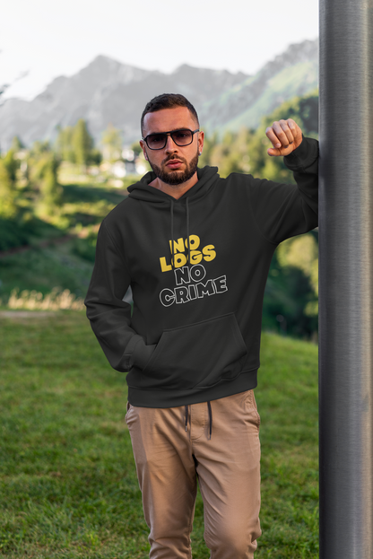 No Logs, No Crime Hoodie