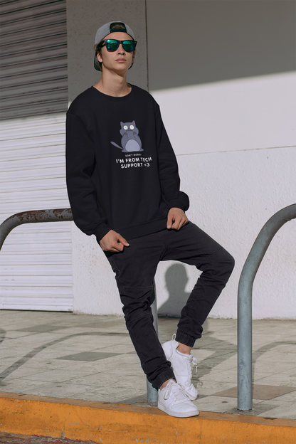 Don't Worry Cat Sweatshirt